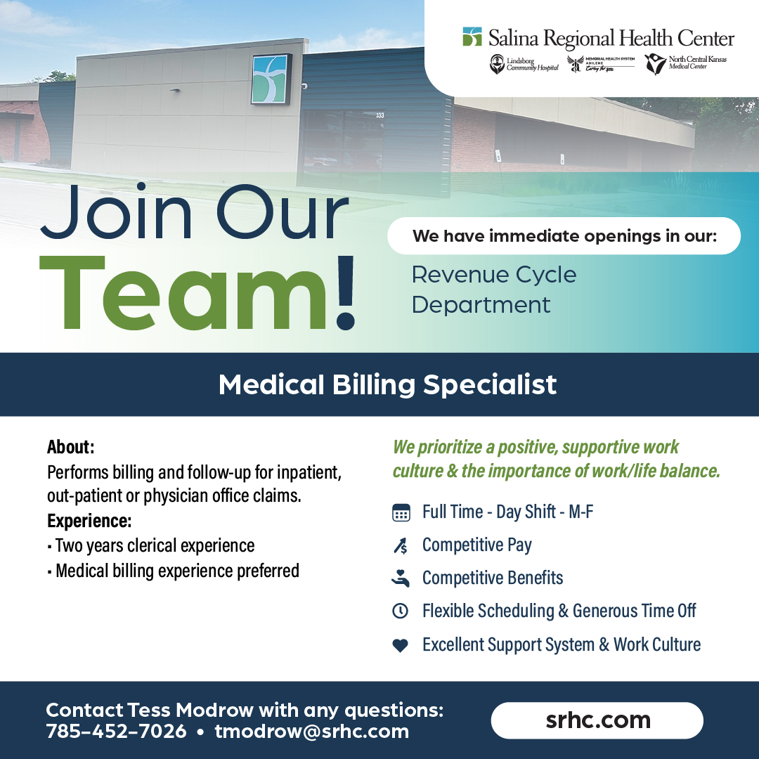 SRHC Financial Med Billing specialist